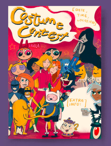 Novus 2019 Costume Contest Poster